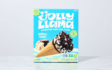 Dairy-Free Gluten-Free Premium Vanilla Fudge Sundae Cones