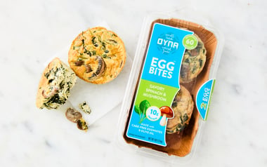 Savory Spinach & Mushroom Egg Bites