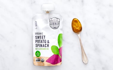 Organic Sweet Potato and Spinach with Olive Oil Baby Food