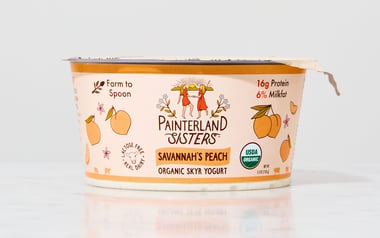 Organic Peach Skyr Style Yogurt
