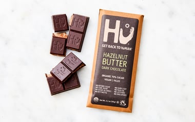 Organic Hazelnut Butter 70% Dark Chocolate Bar