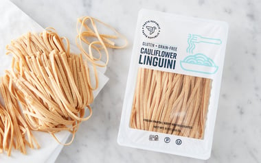 Gluten + Grain-Free Cauliflower Linguini Pasta