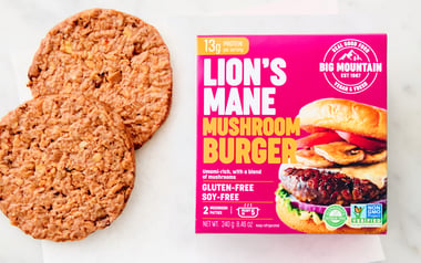 Lion's Mane Mushroom Burger