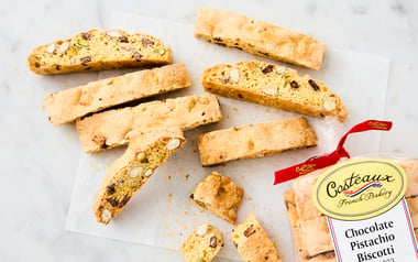 Chocolate Pistachio Biscotti
