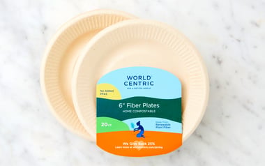 6" Compostable Plates