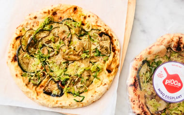 Miso Eggplant Pizza