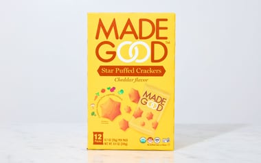 Star Puffed Cheddar Crackers Snack Packs