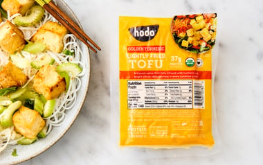 Lightly Fried Golden Turmeric Tofu