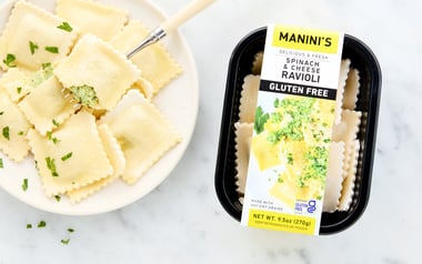 Gluten-Free Spinach & Cheese Ravioli