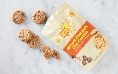 Oatmeal Chocolate Chip Vegan Cookies
