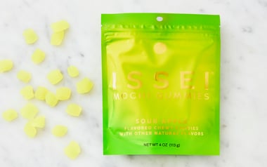 Sour Green Apple Mochi Gummies