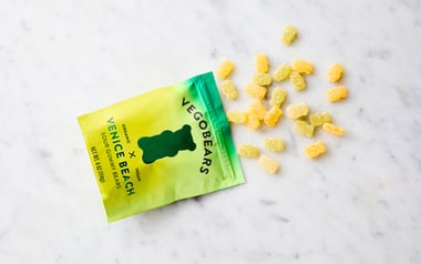 Organic Venice Beach Sour Gummy Bears