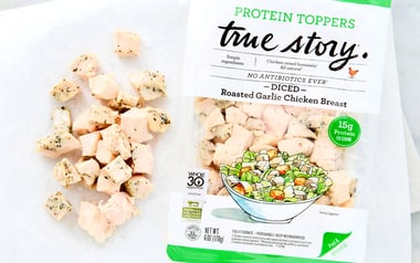 Roasted Garlic Chicken Protein Toppers