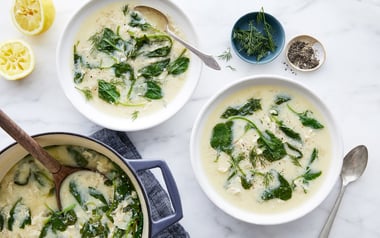 Greek Lemon Soup with Chicken & Spinach Kit