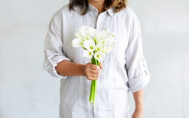 White Calla Lillies