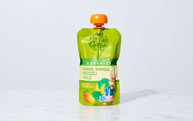 Organic Banana Mango Broccoli Kale Puree