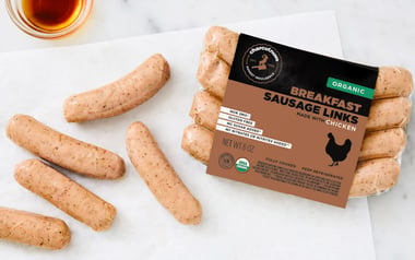 Organic Chicken Breakfast Sausage Links