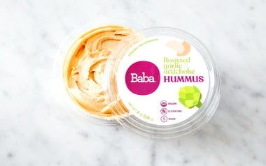 Organic Roasted Garlic & Artichoke Hummus