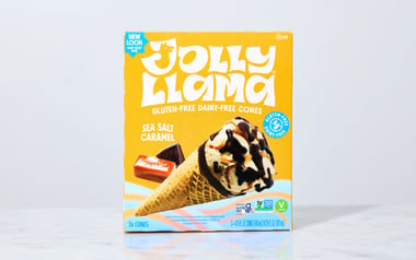 Dairy-Free Gluten-Free Sea Salt Caramel Cones