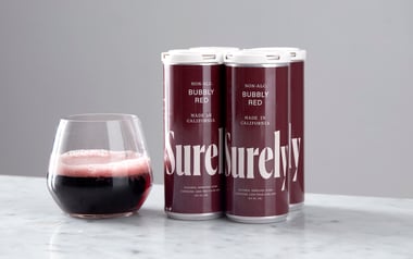 Non-Alcoholic Bubbly Red Wine