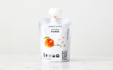 Organic Biodynamic Peach + Oat Puree (Stage 2+)