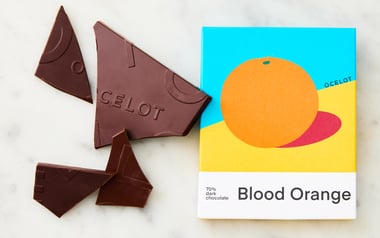 Blood Orange 70% Dark Chocolate Bar