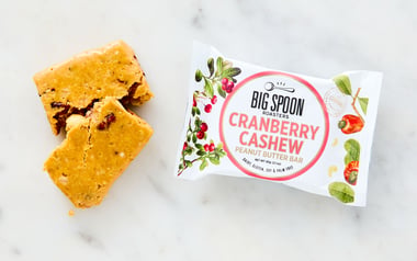 Cranberry Cashew Peanut Butter Bar