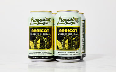 Apricot Whiskey Highball Cocktails
