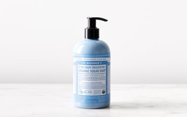 Baby Unscented Organic Sugar Soap