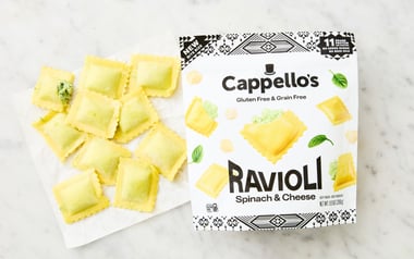 Grain-Free Spinach & Cheese Ravioli