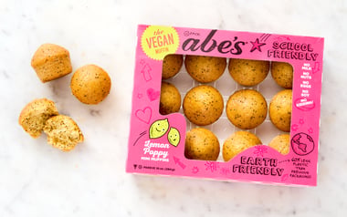 Vegan Lemon Poppy Mini Muffins