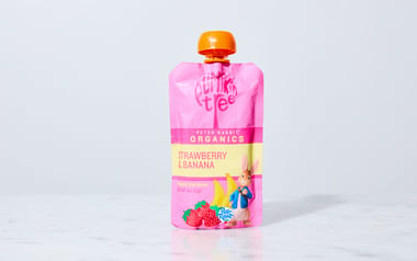 Organic Strawberry Banana Fruit Puree