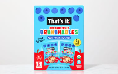 Organic Apple Blueberry Crisps