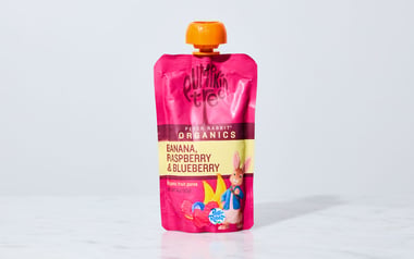 Organic Banana Raspberry Blueberry Fruit Puree