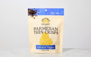 Cracked Pepper Parmesan Thin Crisps