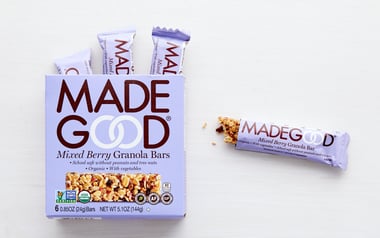 Organic Mixed Berry Granola Bars
