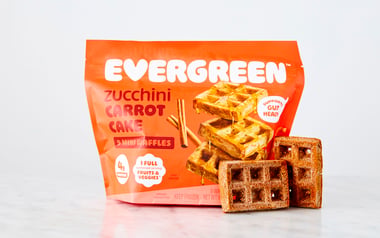 Zucchini & Carrot Frozen Waffles