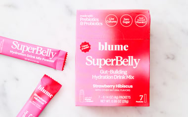 SuperBelly Strawberry Hibiscus Hydration Mix