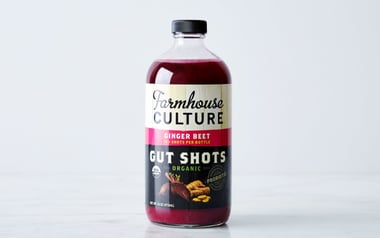 Organic Ginger Beet Probiotic Gut Shot