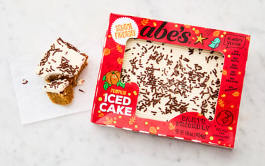 Vegan Pumpkin Iced Cake