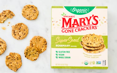 Rosemary Super Seed Crackers