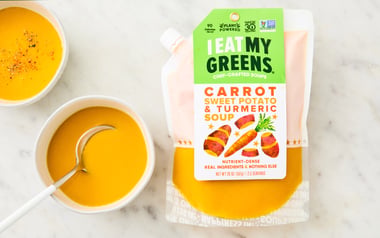 Carrot, Sweet Potato & Turmeric Soup (Frozen)