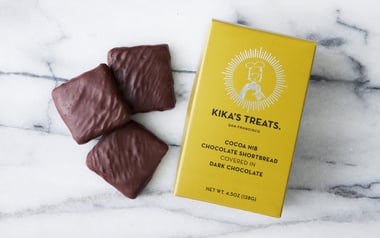 Chocolate Shortbread in Pure Dark Chocolate