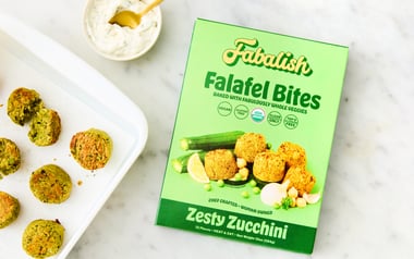 Zesty Zucchini Baked Falafel Bites