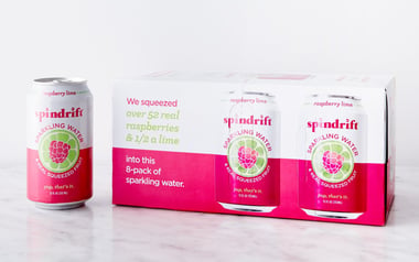 Raspberry Lime Sparkling Water