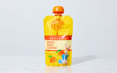 Organic Banana Mango Orange Fruit Puree