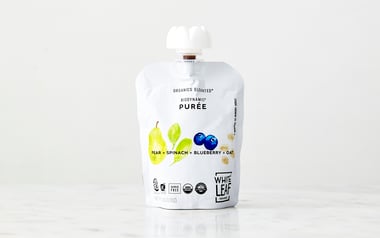 Organic Biodynamic Pear + Spinach + Blueberry + Oat Puree (Stage 2+)