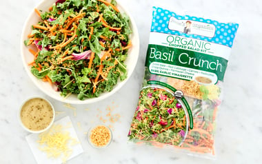 Organic Basil Crunch Chopped Salad Kit