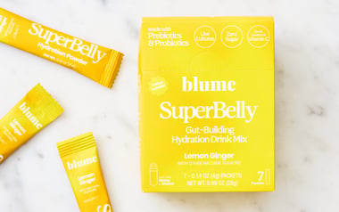 SuperBelly Lemon Ginger Hydration Mix