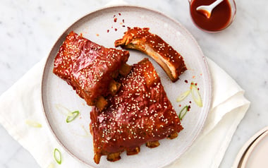 Korean BBQ Glazed Ribs